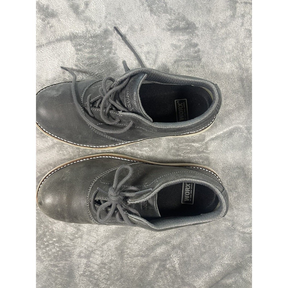 WORX by Red Wing Shoes Steel Toe Oxford 5144 Womens 7M Gray‎ Safety Work Shoes - Picture 6 of 6